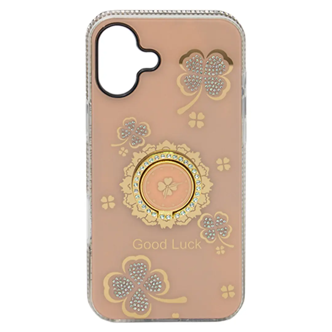 iPhone 16 Bling Diamond Lucky Case Gold